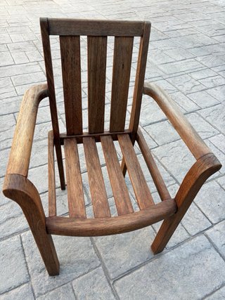 Mesa y 6 Sillas de Madera Exterior en FRIGILIANA