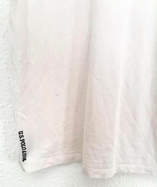 Polo U.S. Polo Assn. Blanco Talla L