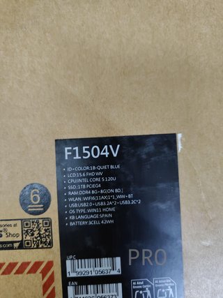 Portátil ASUS Vivobook 15