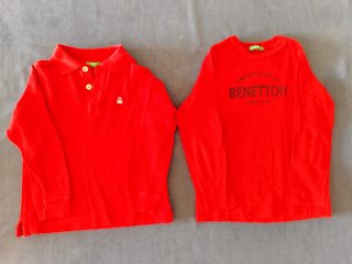 2 camisetas 3 años Benetton