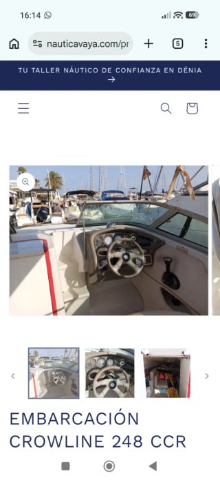 Barco deportivo Crownline