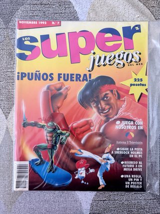 Revista Super Juegos Noviembre 1992 Nº 7