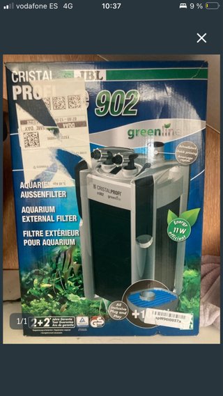 Filtro externo acuario JBL CristalProfi 902