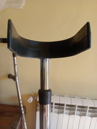 Muletas acero