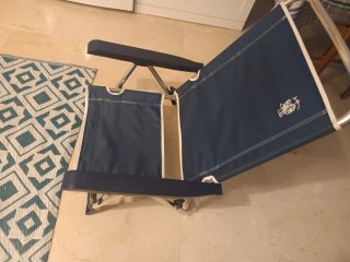 Silla Plegable Camping Azul