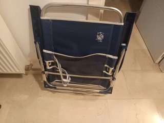 Silla Plegable Camping Azul