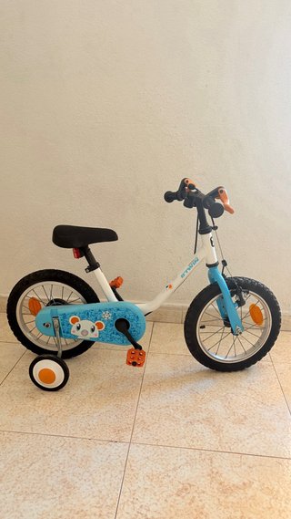 Bicicleta infantil B'TWIN con ruedines
