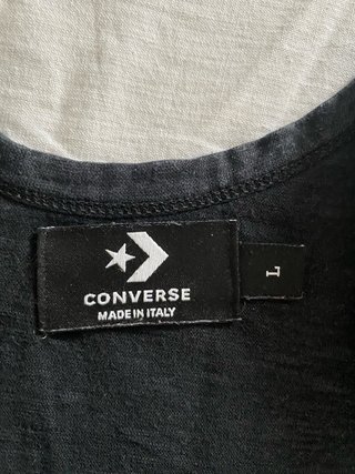 Canotta Converse nera