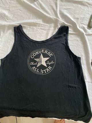 Canotta Converse nera
