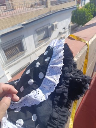 Traje de flamenca lunares