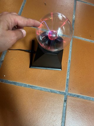 Bola de rayos con adaptador