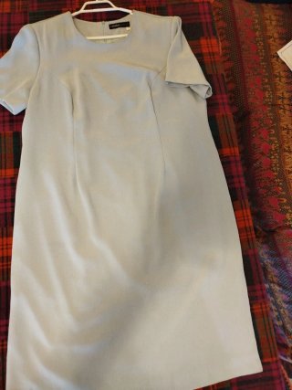 Vestido elegante, manga corta con abrigo de verano