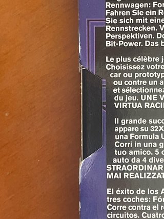 Virtua Racing Deluxe SEGA Mega Drive 32X.