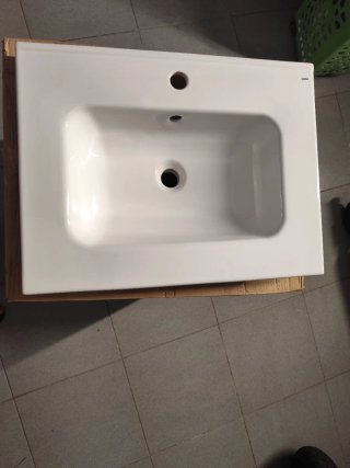Lavabo Gala Cerámica Blanco Rectangular
