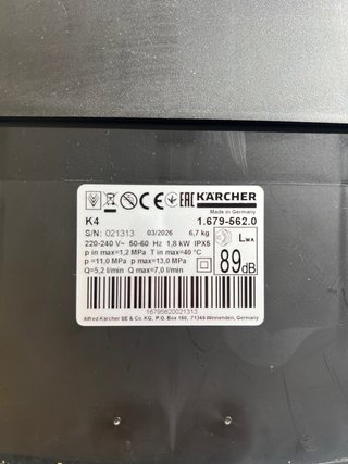 Kärcher K 4 FJ Home Hidrolimpiadora