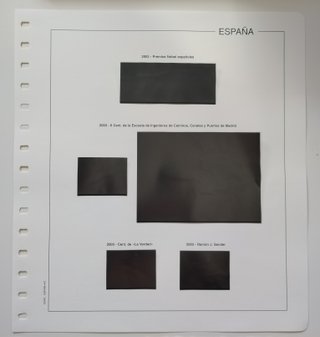 SUPLEMENTO EDIFIL 2003 SELLOS ESPAÑA ESTUCH.NEGROS