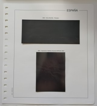 SUPLEMENTO EDIFIL 2003 SELLOS ESPAÑA ESTUCH.NEGROS