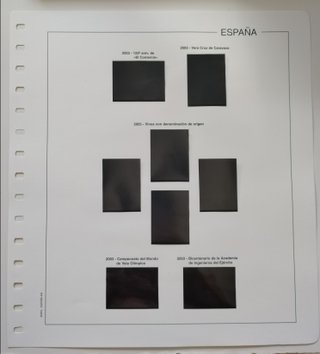 SUPLEMENTO EDIFIL 2003 SELLOS ESPAÑA ESTUCH.NEGROS