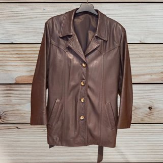 Cazadora de cuero ECI Talla M