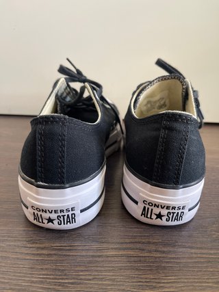 Converse Plataforma Negras Talla [38]