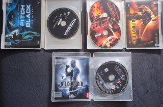 Pack Películas Riddick DVD y PS3