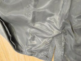 Abrigo Stradivarius gris mujer