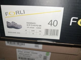 Zapatos de seguridad FORLI talla 40