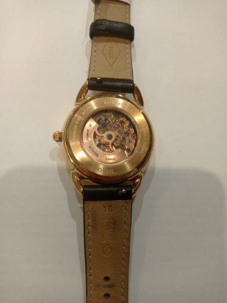 Reloj Fossil Mujer Automático Negro/Dorado