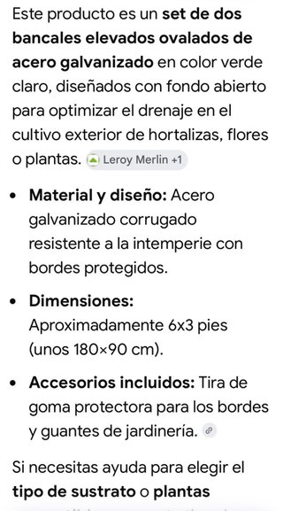 2 jardineras elevadas