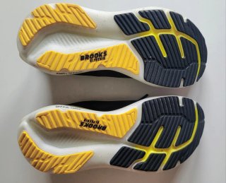 Scarpe Brooks Glycerin 23 Uomo Nero Giallo 44.5