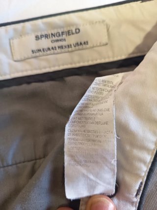 Pantalón chino Springfield gris