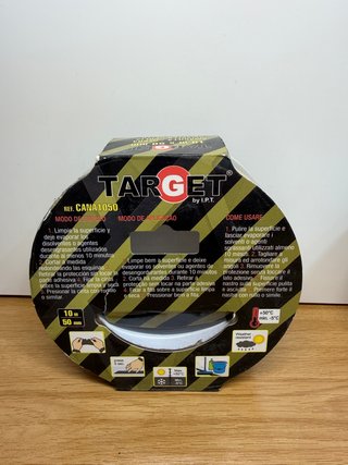 2 Cintas Antideslizantes Target Amarilla-Negra 10m