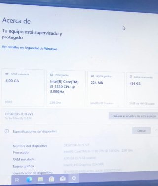 PC Oficina i5 RGB Teclado y Ratón