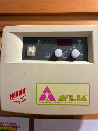 Sauna de madera harvia