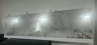 Zapatera Espejo Puerta Blanca Metálica