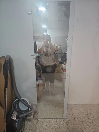 Zapatera Espejo Puerta Blanca Metálica
