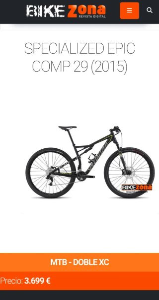 Specialized Epic Comp 29 (2015)