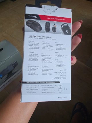 Ratón Gaming HyperX Pulsefire FUSE Wireless