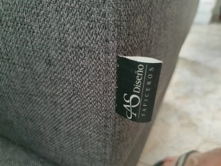 Sofá 3 plazas gris versátil