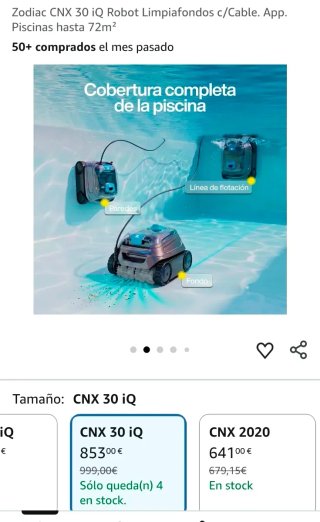 Robot Limpiafondos Zodiac CNX 30 iQ