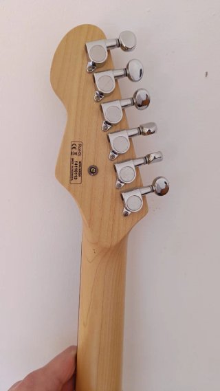 Guitarra Eléctrica Azul Metálico