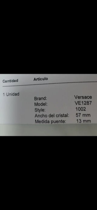 Gafas Montura Versace Original