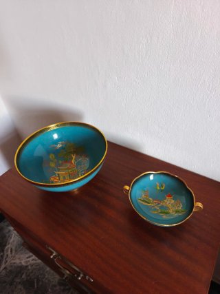 Conjunto Carlton Ware Cerámica Antigua