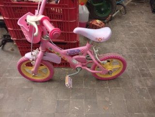 Bicicleta infantil Peppa Pig rosa