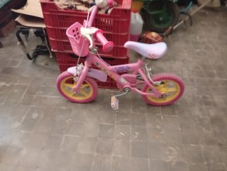 Bicicleta infantil Peppa Pig rosa