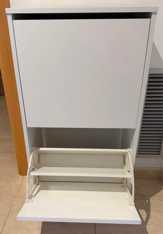 Zapatero Ikea Blanco Madera