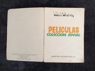 LOTE 12 LIBROS Y COMICS VINTAGE WALT DISNEY