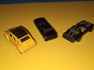 Ford Torino Guiloy 1:64 , Hot Wheels años 70 y 2CV