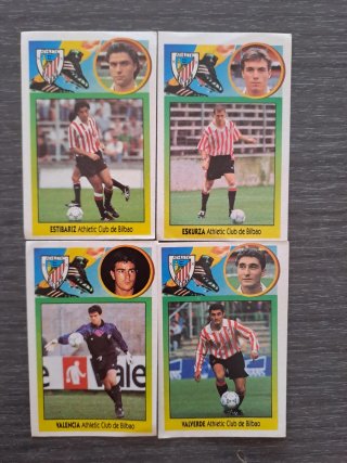 Lote cromos Athletic Club Bilbao Liga Este 93-94