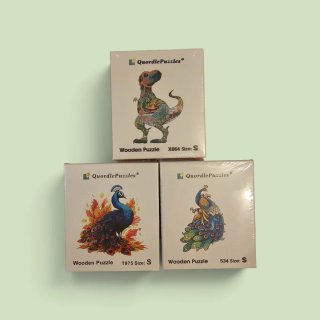 3 Puzzle Quordle Legno Taglia S